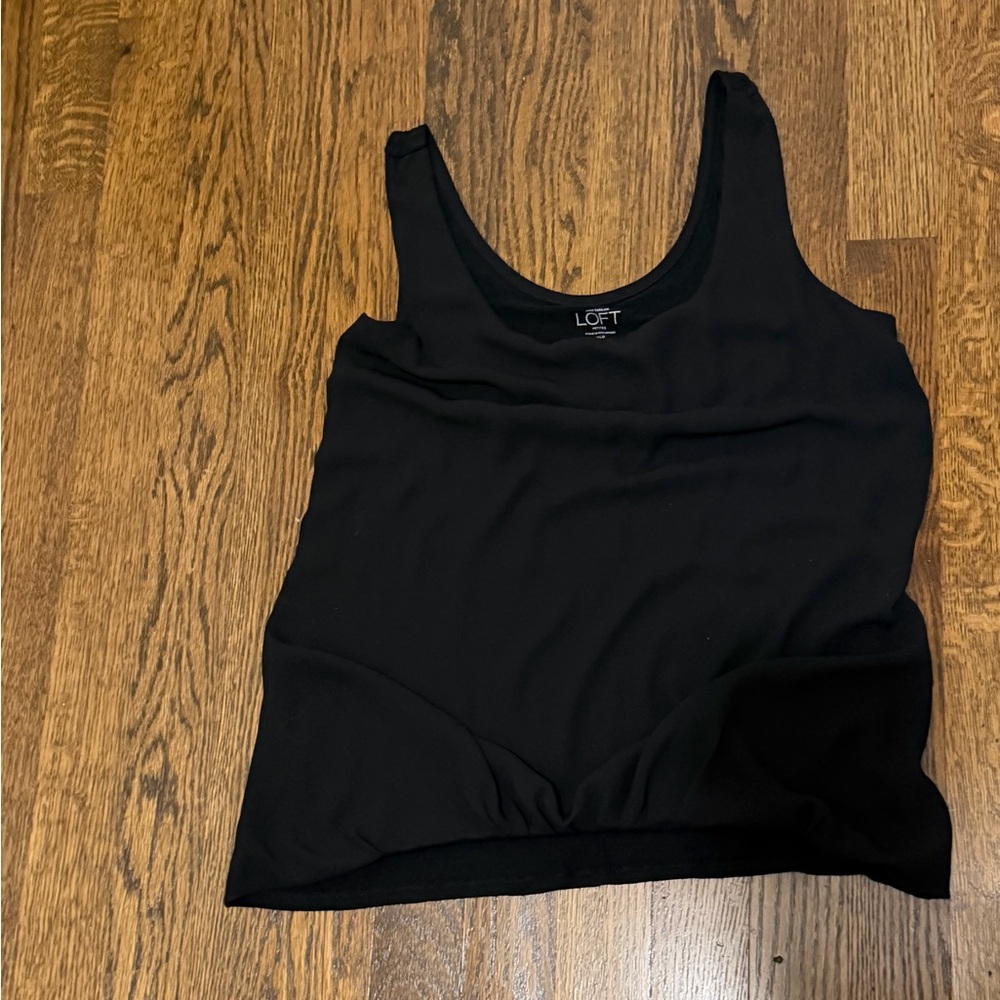 LOFT Classic Black Tank Top